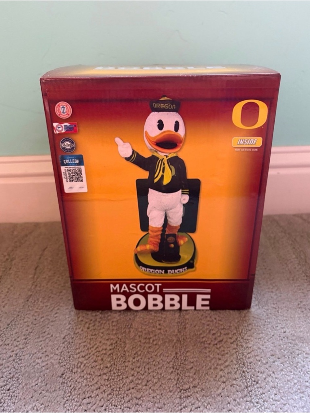 Brand New Oregon Ducks Mascot Bobble Head!